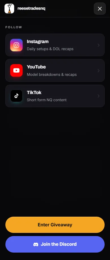 Reese, the nav open on a phone